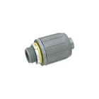 Non Metallic straight snap2it connector for use with non metallic liquid tight conduit type B only. Push on installation. 1/2" Trade Size.