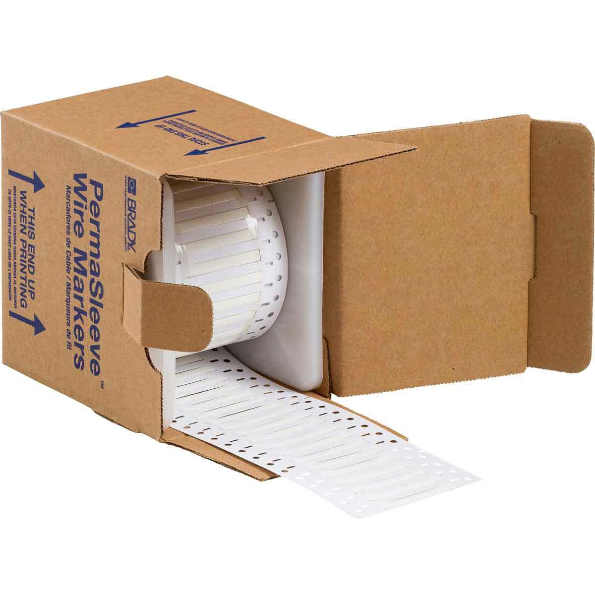Wire Mkr,THT,B342 Db,0.125x2,Wht,500/RL