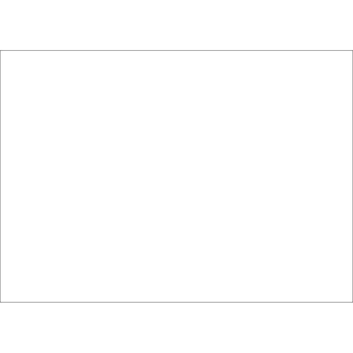 B555,10H X14W WHITE SIGN BLANK