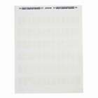 Lbls 1.5 in H x 0.5 in W WT, CL 65/PK