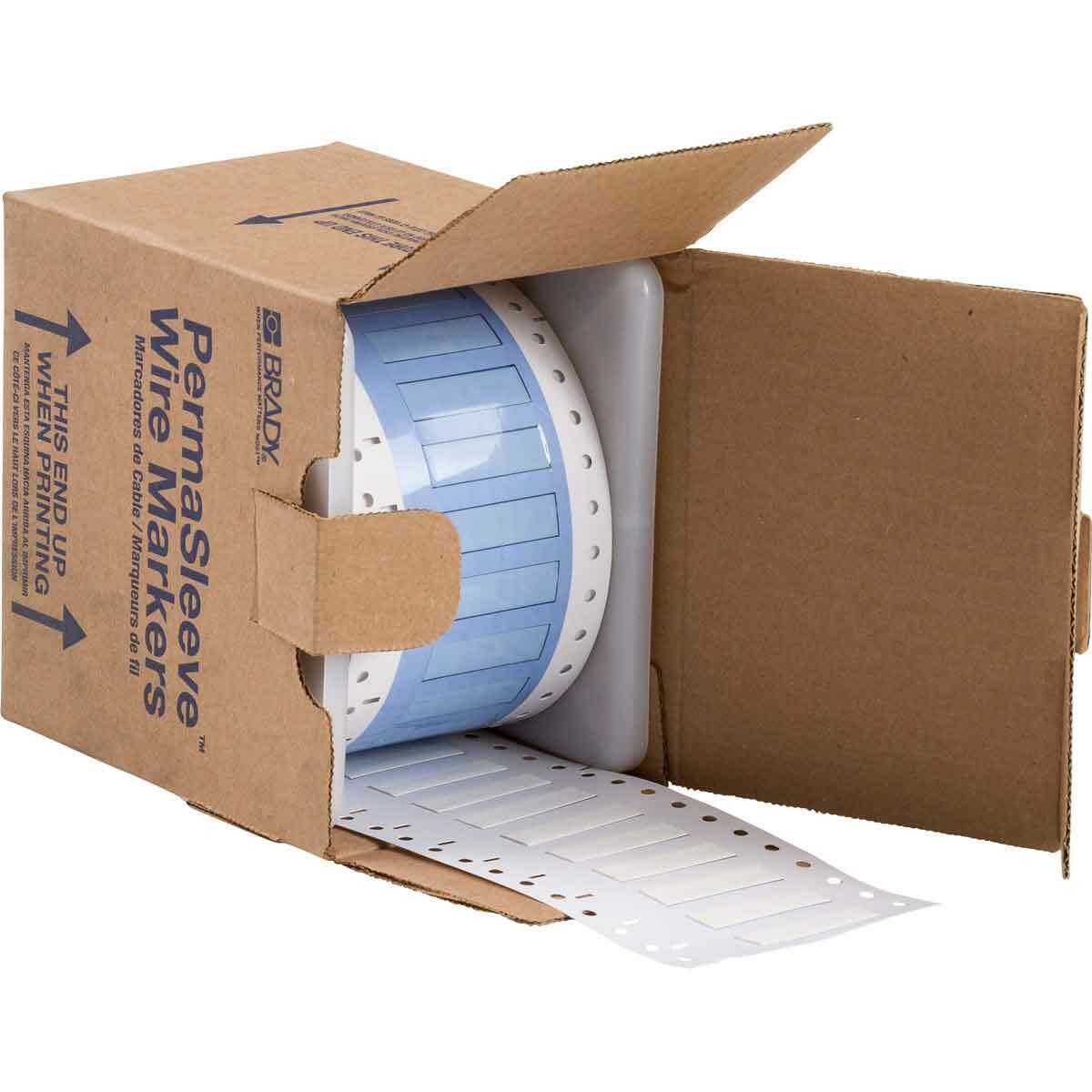 Wire Mkr,THT,B342,0.25x1.5,Wht,500 EA/RL