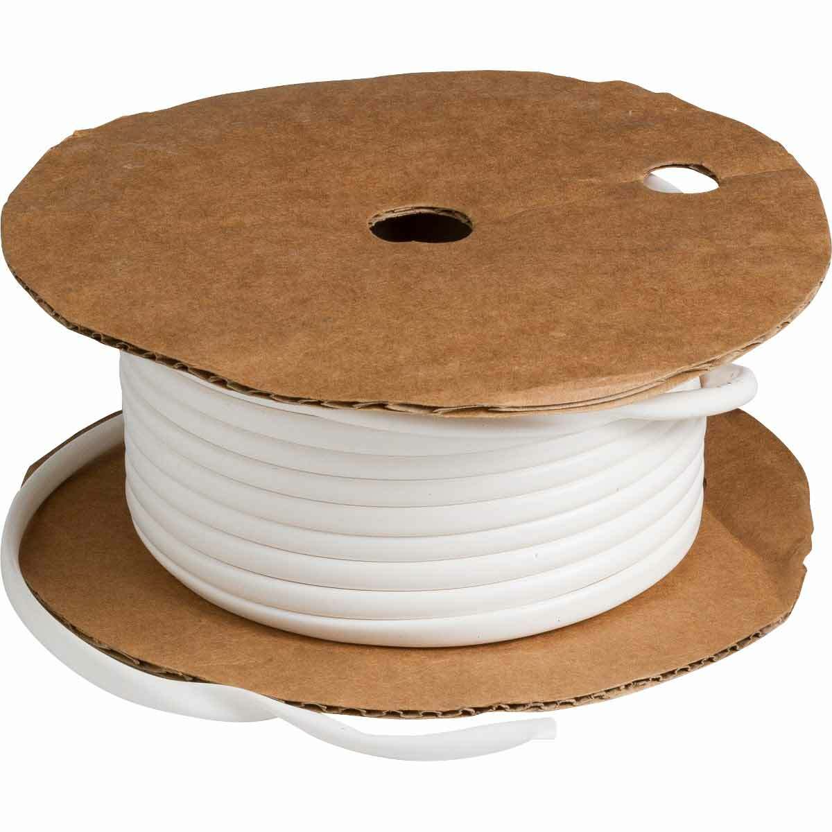 Heat Shrink Tubing,0.224"x100ft,Wht,1 RL