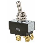 IDEAL, Toggle Switch, Heavy-Duty, On-OFF, Voltage Rating: 125, 227 VAC, Number Of Poles: 2, Amperage Rating: 20, 10 AMP, Action: DPST, Connection: Screw, 4 Terminals, Actuator: Toggle, Contact Rating: Factory Tested 100000 Cycles To 21 AMP 14.8 VDC DC Rating, Size: 1.300 IN Length X 0.760 IN Width X 0.800 IN Height, Mounting: 1/2 IN Hole Diameter, Operating Cycles: 100000 Cycles Mechanical Life, Operating Temperature: 32 To 185 DEG F, Dielectric Strength: 1500 V, Finish: Solid Brass/Nickel-Plated Bushings, Hp Rating: 1-1/2 HP At 125 To 250 VAC