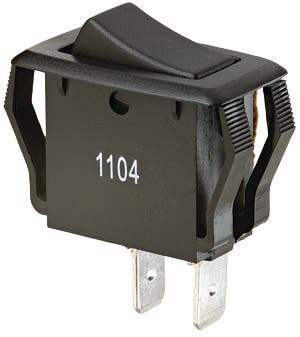 IDEAL, Rocker Switch, Appliance, On-Off, Voltage Rating: 125, 250 VAC, Amperage Rating: 16, 10 AMP, Action: SPST, Number Of Poles: 1, Connection: Spade, 2 Terminals, Size: 1.240 IN Length X 0.680 IN Width X 0.770 IN Height, Operating Temperature: 32 To 185 DEG F, Hp Rating: 1/3 HP At 125 VAC, 1/2 HP At 250 VAC, Panel Cut Outs: 0.550 X 1.120 IN