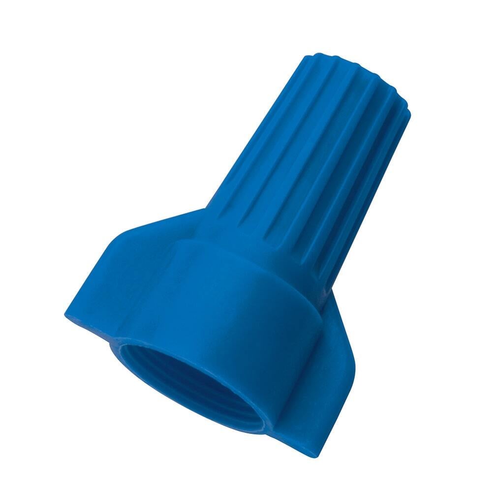Buchanan, Wire Connector, WingTwist, Conductor Range: 14 - 6 AWG, 3/12 AWG Min, 2/6 AWG MAX, Number Of Conductors: 1 to 6, Material: Flame-retardant Polypropelene, Color: Blue, Voltage Rating: 600 V, Environmental Conditions: Tough, UL 94V-2 Flame-Retardant Shell Rated At 105 DEG C (221 F), Model Number: WT54