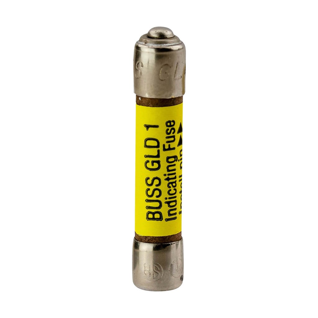 Eaton Bussmann series fast-acting fuse, GLD Series, Pin indication, 1A, 125V