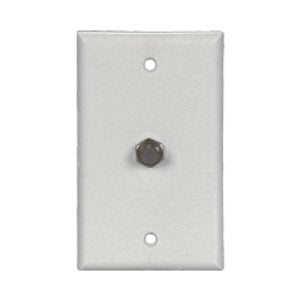 Wallplate W/Coax Adaptor Std Thermo IV