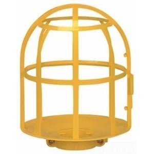 Eaton lampholder, Hook mounting, Lampholder with guard, #18-12 AWG, Medium base, Yellow, Attachon lamp, Phenolic, 250V, 200W 534997
