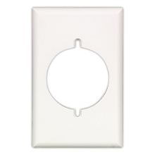 Eaton Power outlet and locking wallplate, Brown, 2.15" Hole Cutout, Thermoset, Two- gang, Standard, ED Box