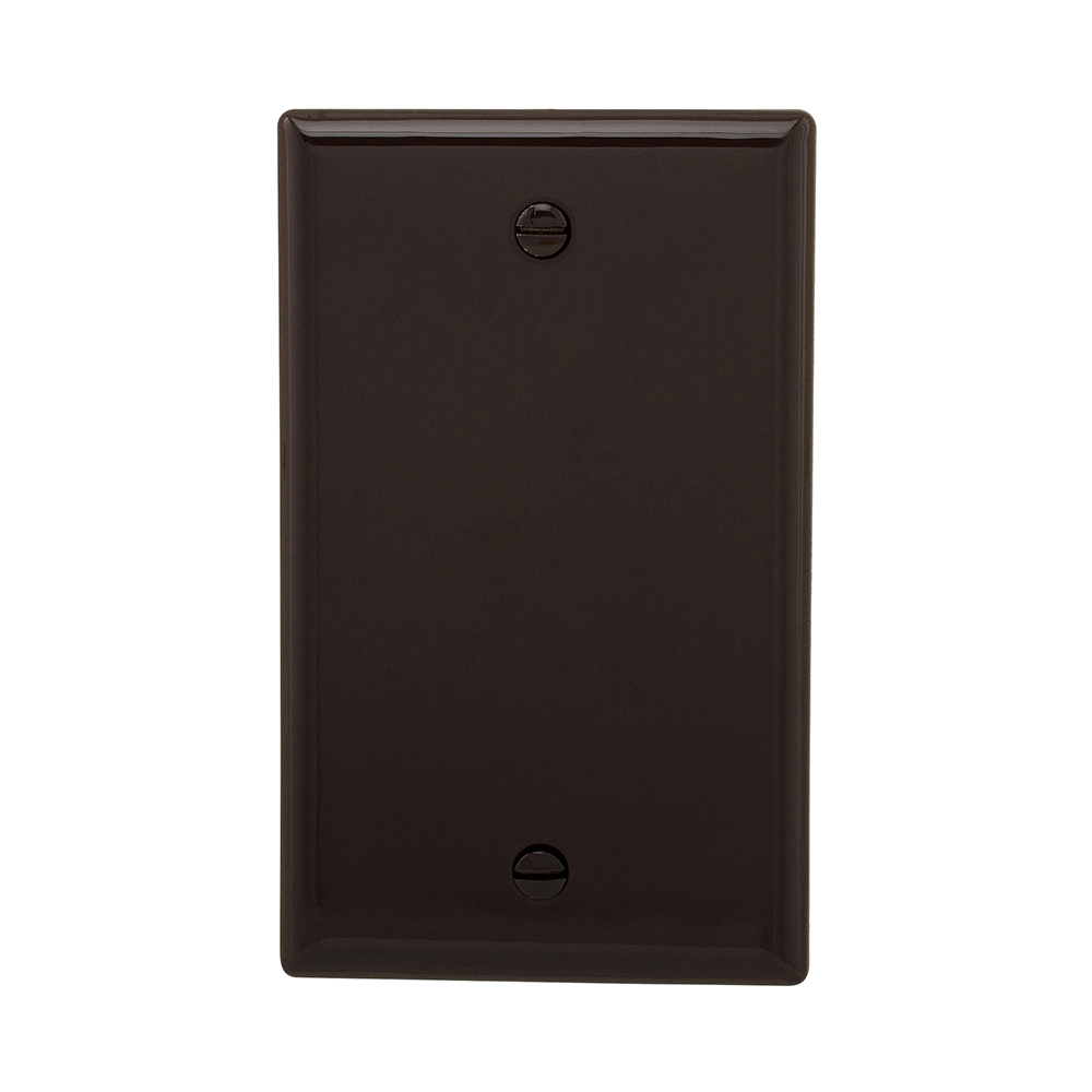 Eaton blank wallplate, Wallplate 1G Blank Box Mnt Nylon Std BR