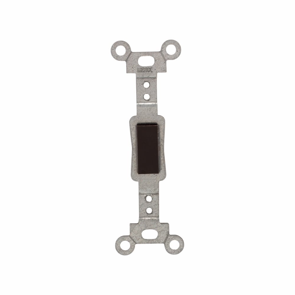 Eaton wallplate toggle insert, Brown