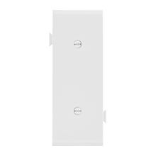 Eaton Sectional wallplate, Center piece, Ivory, Blank Cutout, Polycarbonate, Single- gang, Mid-size