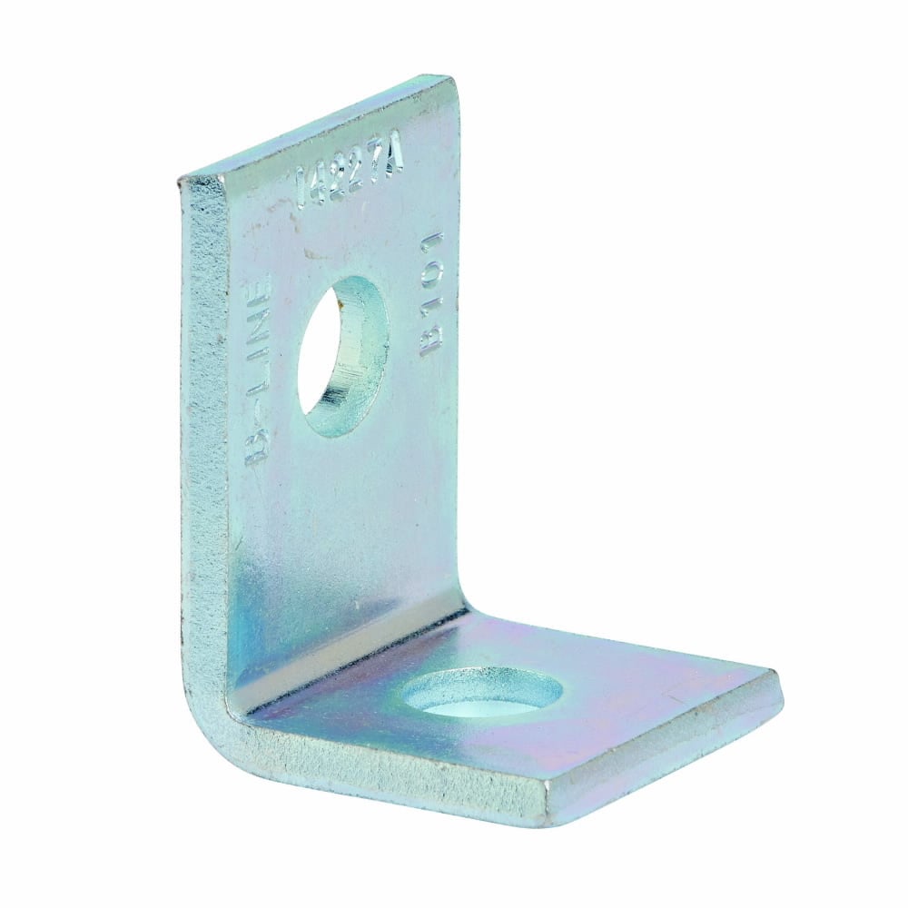 Eaton B-Line series corner angle, 2.31" H x 2.31" L x 1.62" W, Steel, Electro-plated