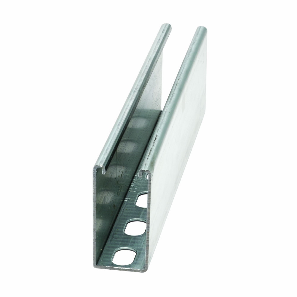 CHNL, 3 1/4" X 1 5/8", 9/16" X 1 1/8" S-HOLES, 12 GA, 120