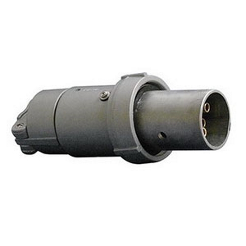 Powertite; Shell and Extra Pole Only Grounding Style 2 Reverse Service Clamp Ring Plug; 100 Amp, 600 Volt AC at 50 - 400 Hz/250 Volt DC, 4-Pole, 3-Wire, 3 Phase, Pressure Wire Terminal