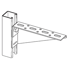 SLOTTED BRKT, RIGHT, 20", ZN PLTD