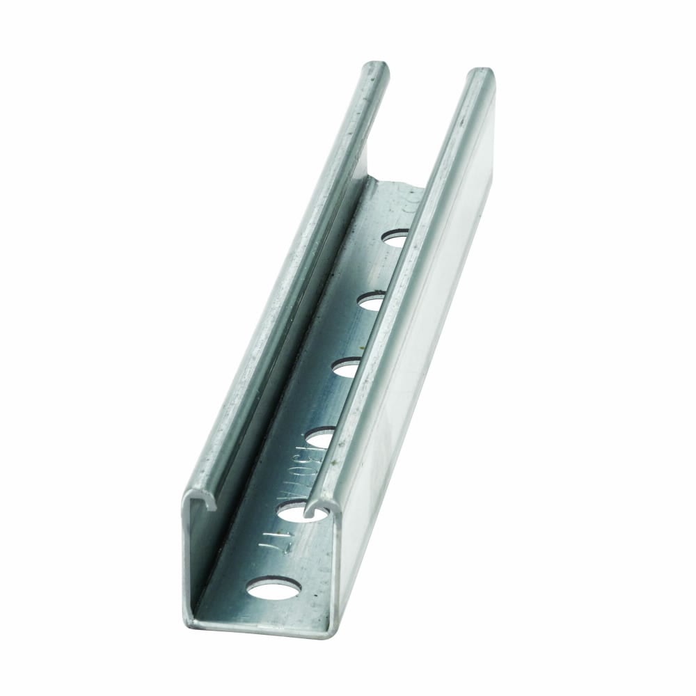 CHNL, 1 5/8" X 1 5/8", 9/16" DIA HOLES, 1 7/8" CNTRS, 12 GA