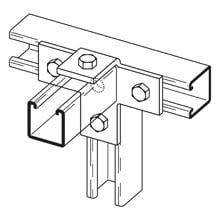 FIVE HOLE OFFSET BENT TEE, ZN PLTD