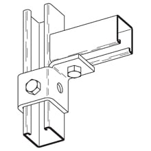 FOUR HOLE SGL CORNER CONNECTION, RIGHT HAND, GR