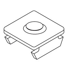 CHNL END CAP,  1 5/8" X 1 5/8" B24 CHNL, ZN PLAT
