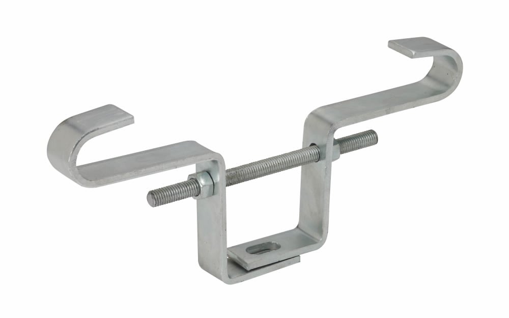 Eaton B-Line series beam clamps, 0.3750" H x 6" L x 6" W, Steel, 3/8"-16 thread/rod size