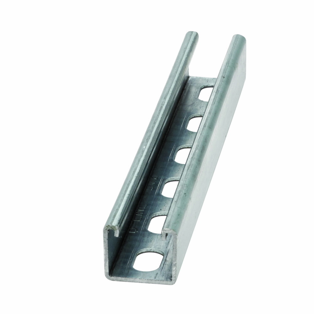 CHNL, 1 3/8" X 1 5/8", 9/16" X 1 1/8" S-HOLES, 12 GA, 120
