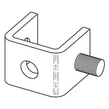 ONE STUD RING CONNECTION, ZN PLTD