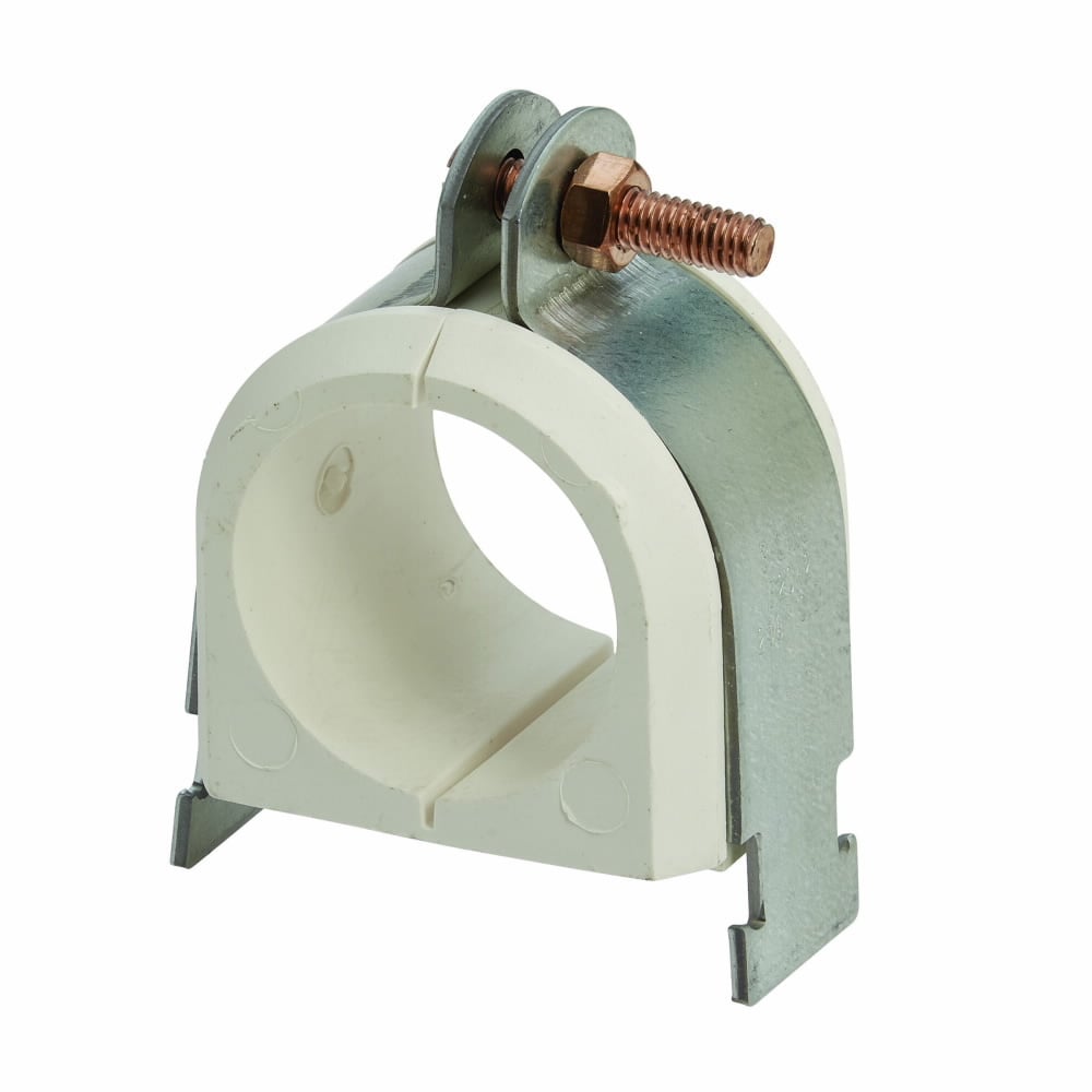 Eaton B-Line series Insulclamp cable clamp, 3.12" H x 2.5" D, Steel, Electro-plated, Insuclamp cable clamps
