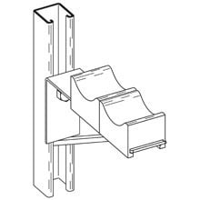 PORCELA" CBL RACK SADDLE, 3" TO 5"