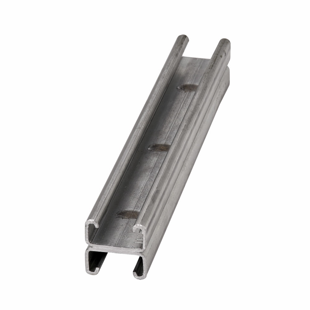 CHNL, 13/16" X 1 5/8", BACK TO BACK, 12 GA, 120", GR