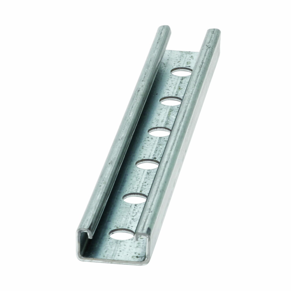 CHNL, 13/16" X 1 5/8", 9/16" DIA HOLES, 1 7/8" CNTRS, 12 GA