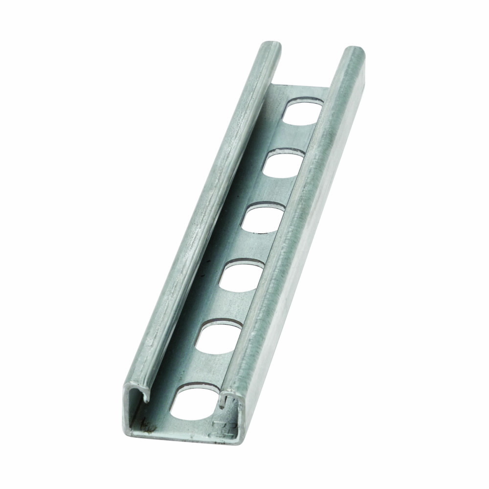 CHNL, 13/16" X 1 5/8", 9/16" X 1 1/8" S-HOLES, 12 GA, 240