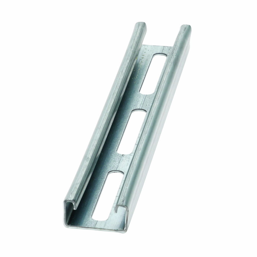 Eaton B-Line series strut channel, 0.81" H x 120" L x 1.62" W, Steel, Pre-galvanized, S, 14 Gauge