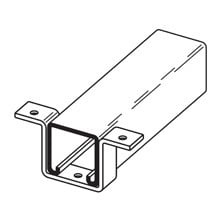 THREE HOLE LIGHT-WEIGHT U-SPT, ZN PLTD