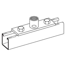 PIPE COUPLING FITTING, 1/2", ZN PLTD