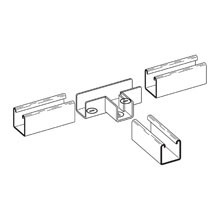 TEE STRUT JOINER,  3 1/4" X 1 5/8" CHNL, ZN PLTD