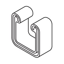 PROFILE END CAP  13/16" X 1 5/8" CHNL (B52), YLW