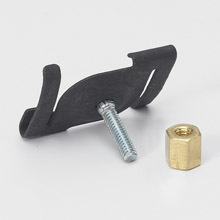 Eaton B-Line series acoustical tee and t-bar fasteners, 25 lb load capacity, 5/8" stud length, 15/16" twist fasteners