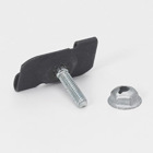 TWIST FS, 9/16", 5/8" STUD LEN, WHITE W/ PAL NUT