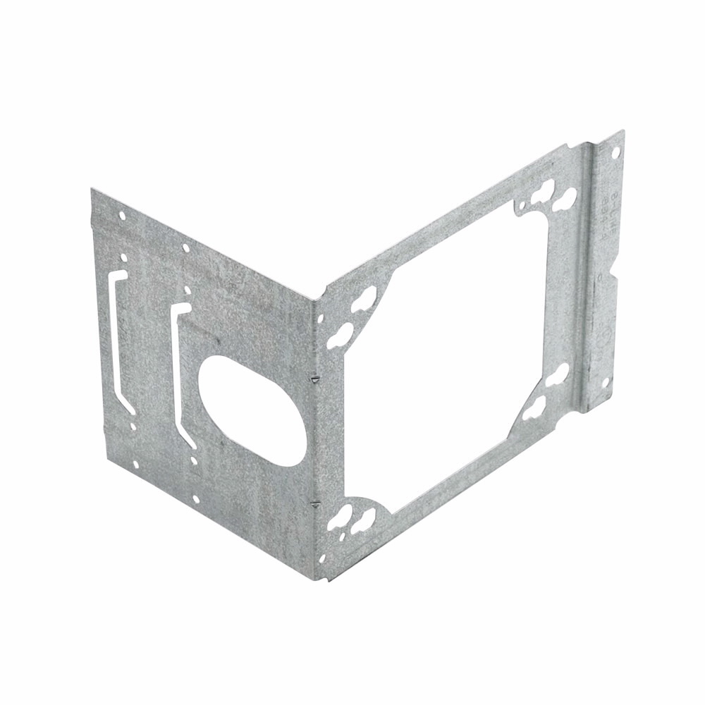 Eaton B-Line series box support fasteners, Wall studs, 1" Height, 1" Length, 1" Width, 0.156lbs, Metal stud size: 4", 3.63", 2.5", Box support brackets, Pre-galvanized