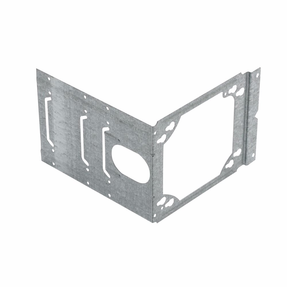 Eaton B-Line series box support fasteners, Wall studs, 1" Height, 1" Length, 1" Width, 0.25lbs, Metal stud size: 6", 5.5", 3.63", 2.5", Box support brackets, Pre-galvanized