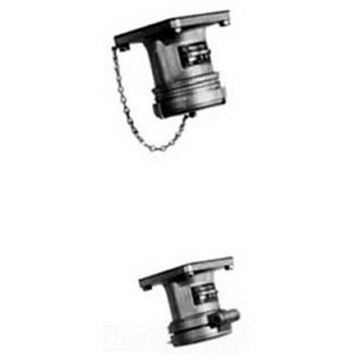 Powertite; Reverse Service Pin and Sleeve Receptacle; 100 Amp, 600 Volt AC, 250 Volt DC, 3-Pole, 3-Wire