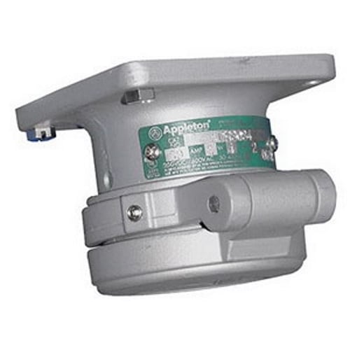 Powertite; Grounding Style 1 Polarized Receptacle; 30 Amp, 600 Volt AC/250 Volt DC, 4-Pole, 4-Wire, Pressure Wire Terminal