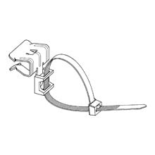 Eaton B-Line series beam fasteners, Communication and low voltage, 1" Height, 1" Length, 1" Width, 0.044lbs, Cable fasteners, .13" Min mount size, .25" Max mount size