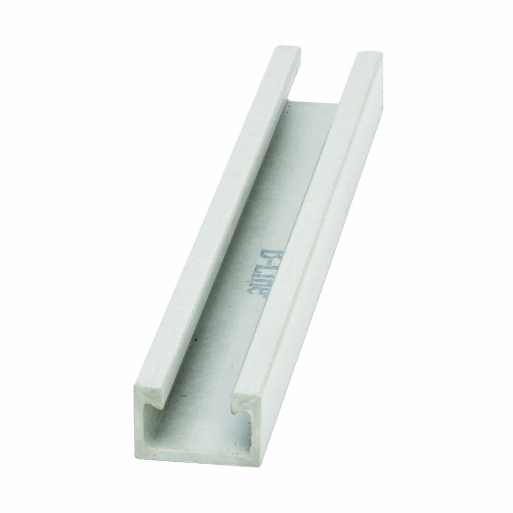 1" X 1 5/8" FIBERGLASS CHNL, 120", POLYESTLR RES"
