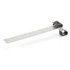 Eaton B-Line series all threaded rod and drop wire supports, Hangers, Flange, 1" Height, 1" Length, 1" Width, 0.21lbs, Rod to beam hangers, .31" Min mount size, .5" Max mount size, 0.25" rod size, 160 lbs load capacity