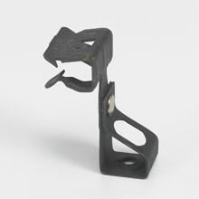 Eaton B-Line series all threaded rod and drop wire supports, Hangers, Flange, 1" Height, 1" Length, 1" Width, 0.067lbs, Rod to beam hangers, .31" Min, .5" Max mount size, 0.25" - 0.38" rod size, 160 lbs load capacity, Nuts required