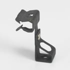 Eaton B-Line series all threaded rod and drop wire supports, Hangers, Flange, 1" Height, 1" Length, 1" Width, 0.067lbs, Rod to beam hangers, .31" Min, .5" Max mount size, 0.25" - 0.38" rod size, 160 lbs load capacity, Nuts required