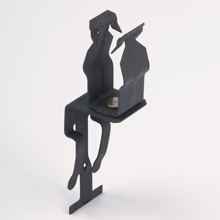 Eaton B-Line series conduit support fasteners, Acoustical tee, 1" Height, 1" Length, 1" Width, 0.072lbs, Conduit size: 1" EMT, 0.75" IMC, Rigid, Top mount T-bar fasteners