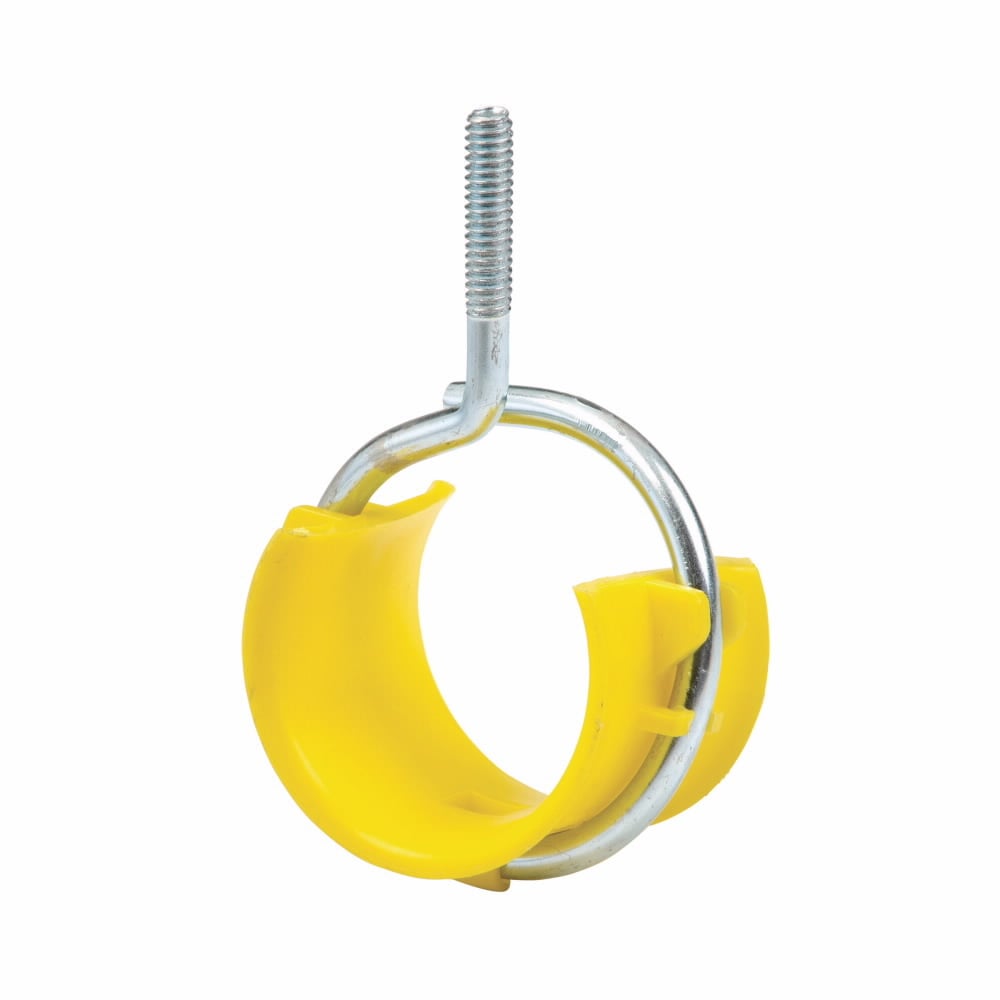 Eaton B-Line series datacomm and low voltage support fasteners, Yellow, Plastic with steel hook, 2", 1/4"-20" x 7/8", Used for (BU-9-12, BC 1, BW2, BC442, BH4-F3)